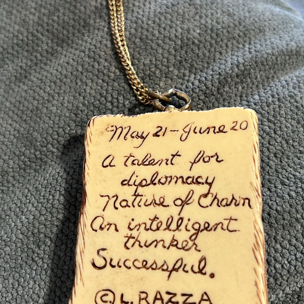 Gemini Twins Pendant Necklace - Picture 2 of 2